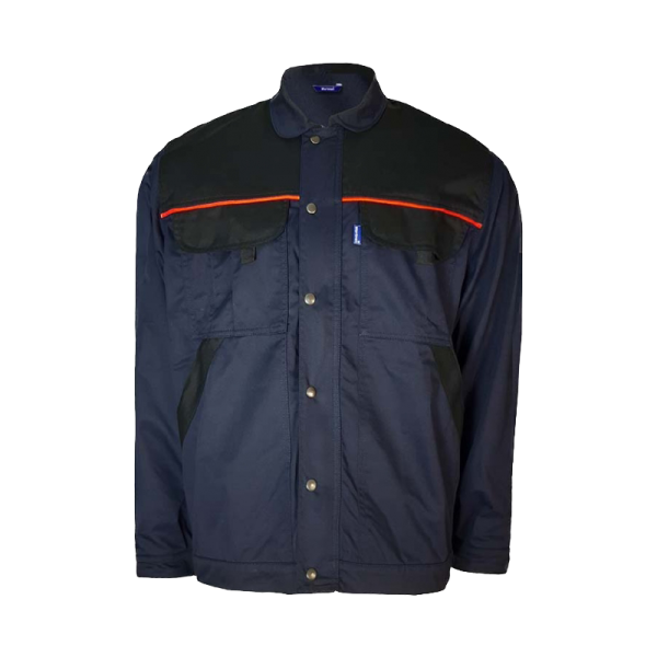 Veste de travail bicolore homme