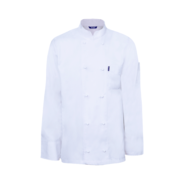 Veste de cuisine homme col officier