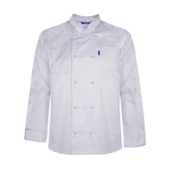 Veste de cuisine homme col officier